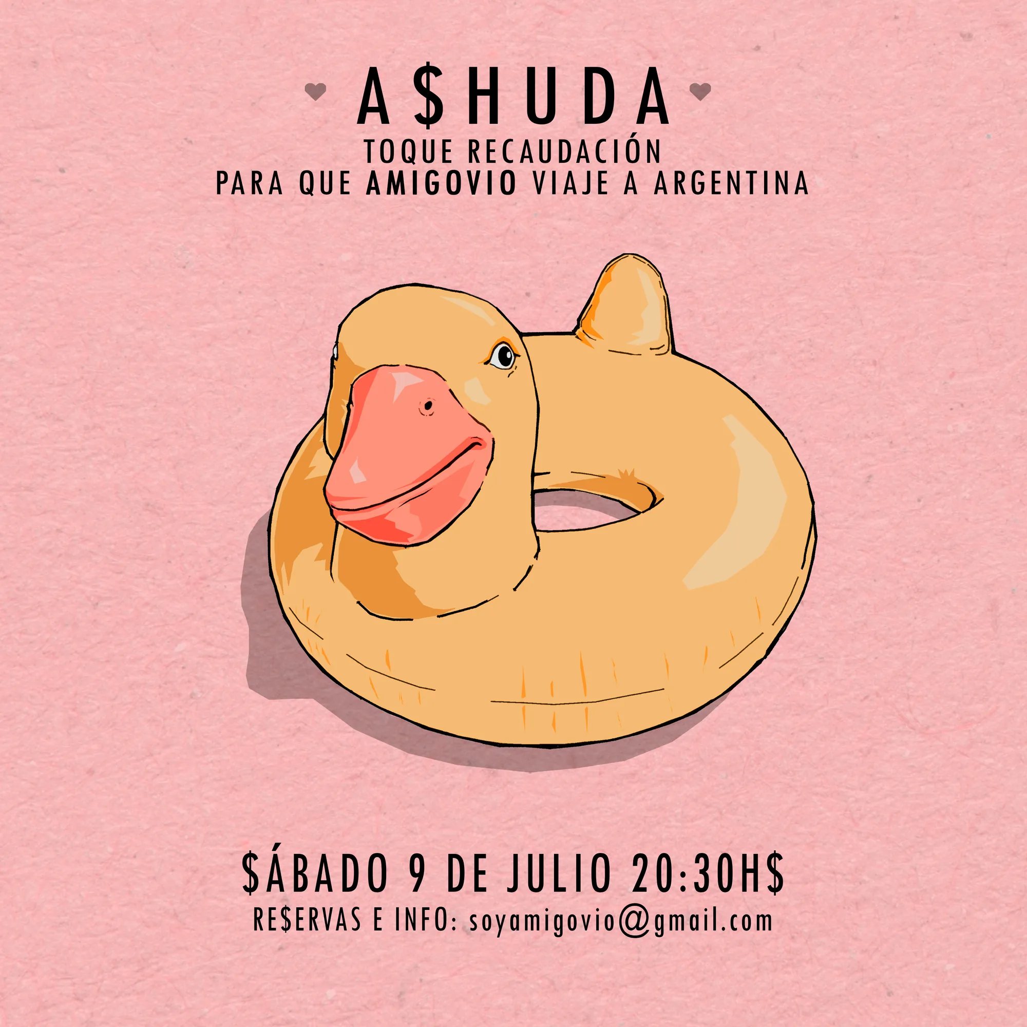 Amigovio a Huda — Afiche