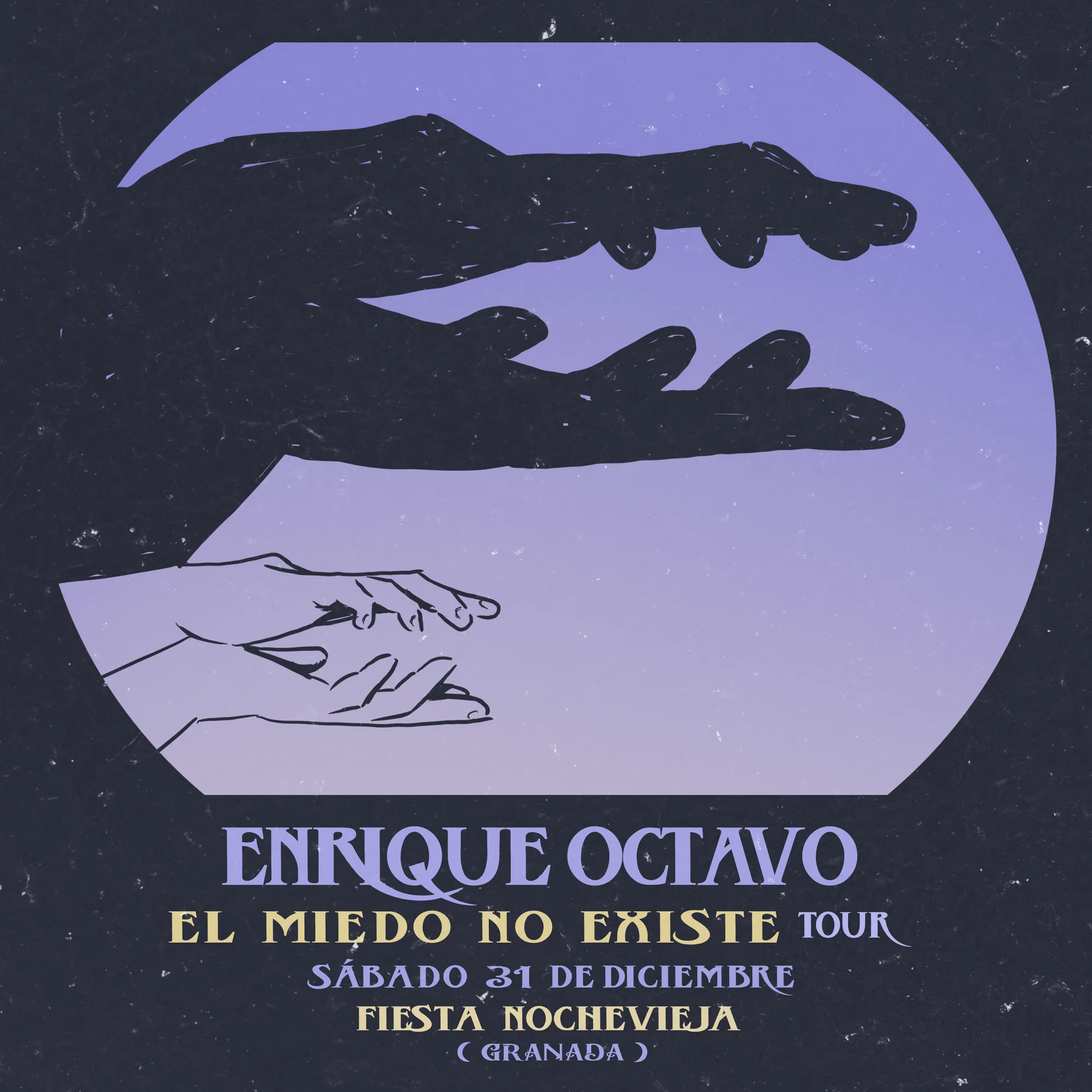 Enrique Octavo Fiesta Nochevieja — Afiche