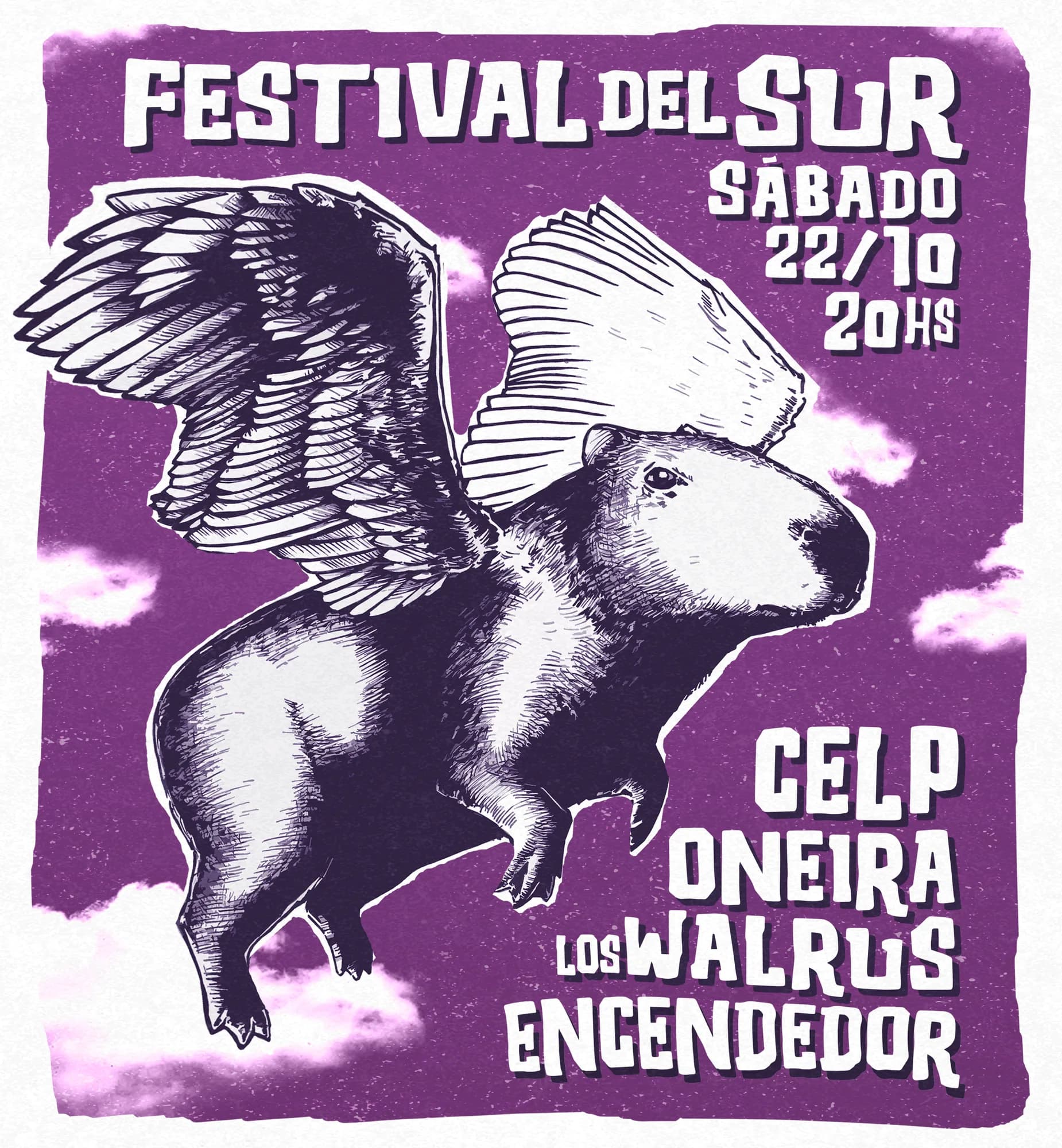 F del Sur — Afiche