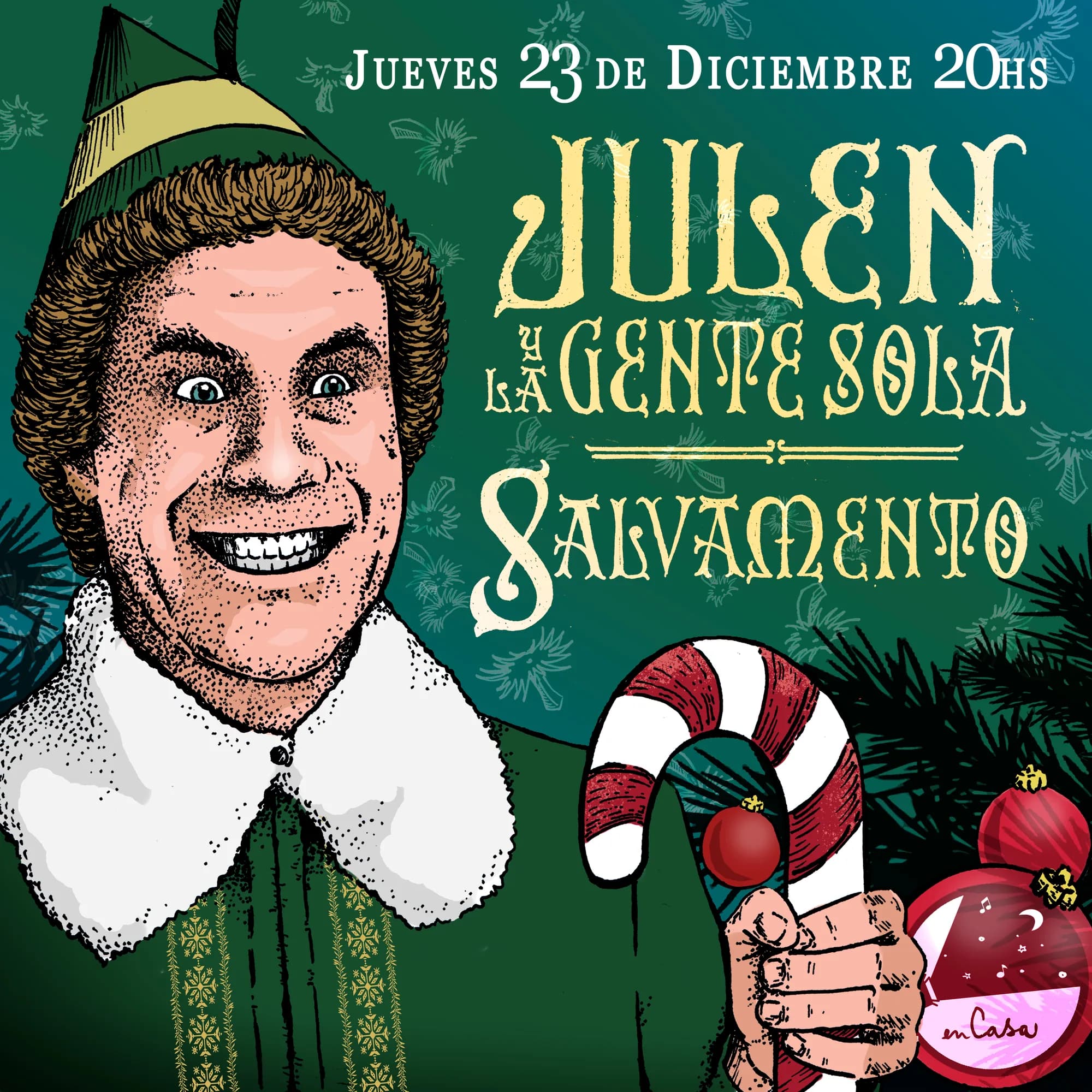 Julen y la Gente Sola Salvamento 2021 — Afiche