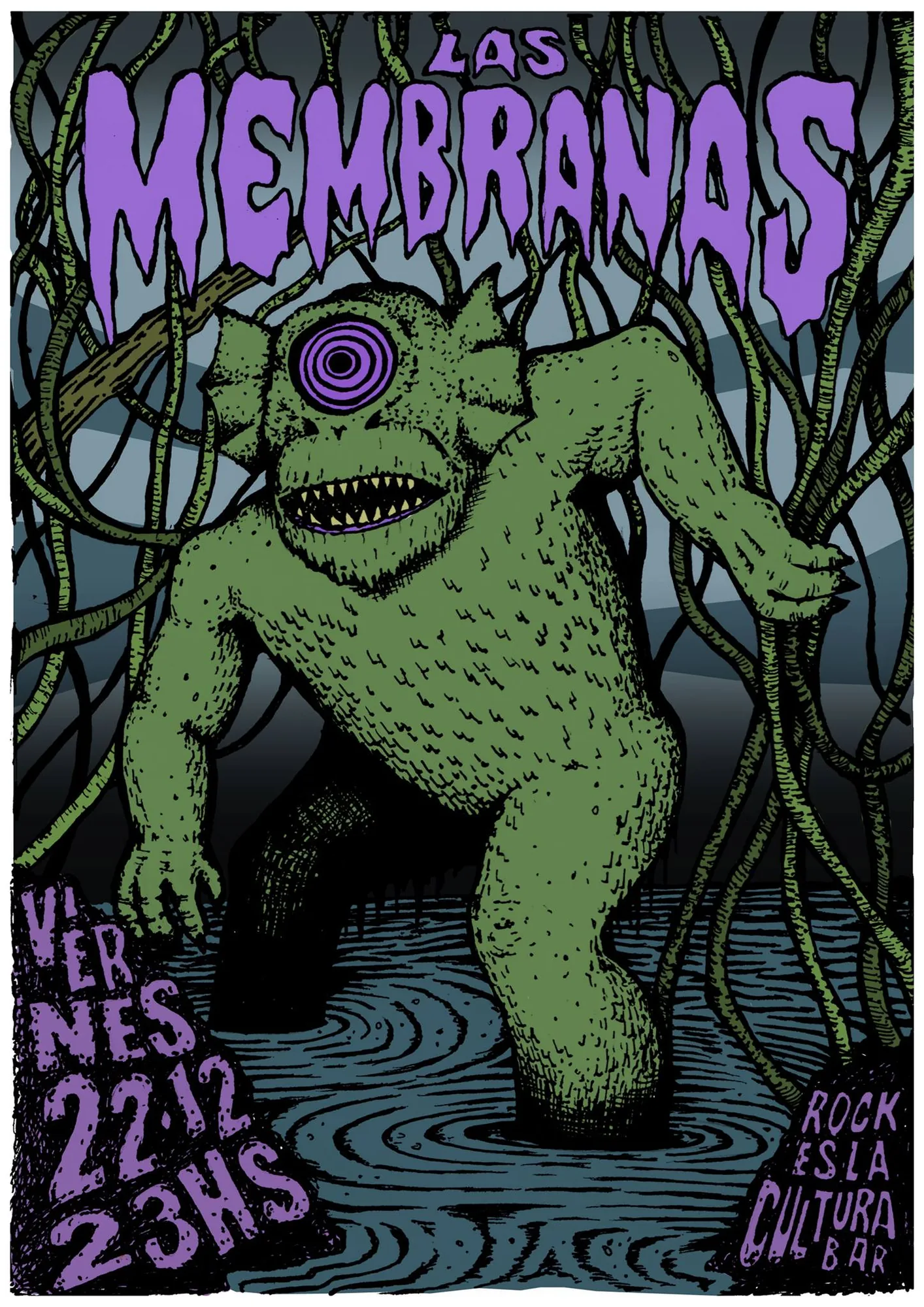 Las Membranas — Afiche